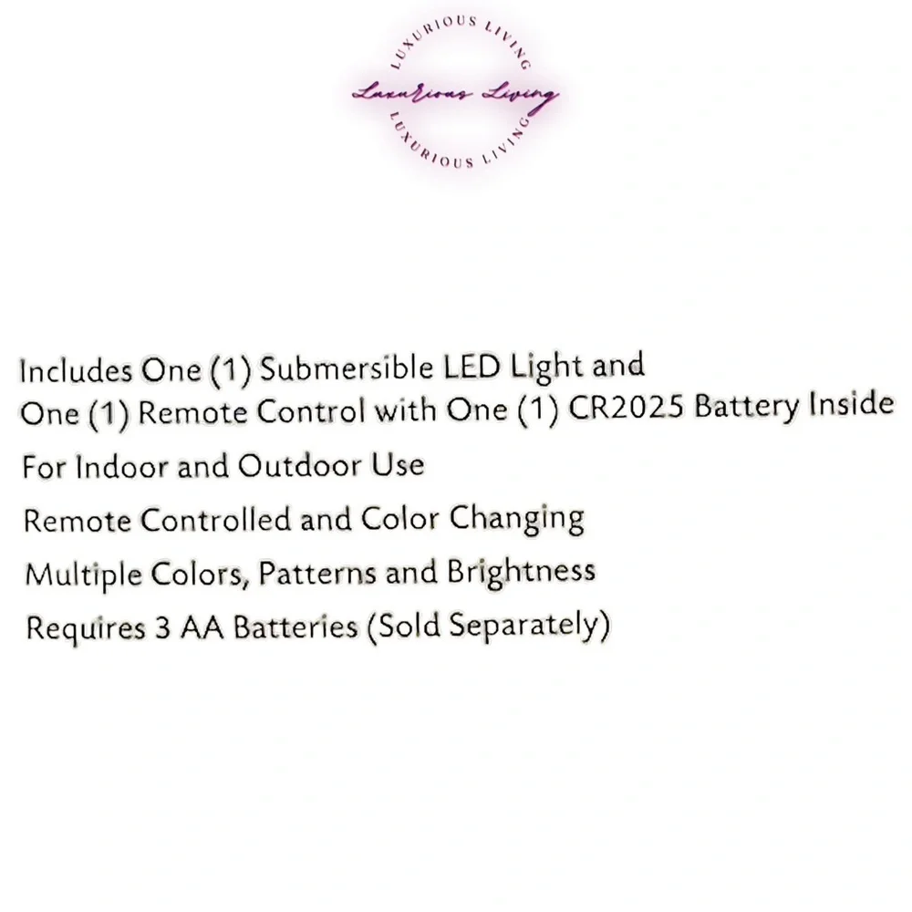 HD Designs Submersible LED Light Puck With Remote